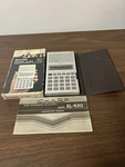 Sharp Elsi Mate El-620 Voice Synthesized Calculator Working With Manual Box. Fixed Price $100.00.