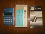 Working Vintage Sharp El-201s Calculator With Original Box And Manual Good Cond. Fixed Price $20.00.
