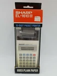 Sharp El-1610 10-digit Pocket Printer Calculator 5 Function 15 Keys Lcd Screen N. Fixed Price $9.95.