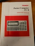 Tandy Pocket Computer Pc-8 Operation Manual. Fixed Price $18.95.