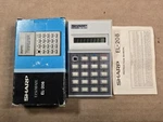 Sharp El-208 Vintage Pocket Calculator - Clean Working Well In Box. Fixed Price $6.00.