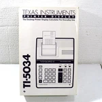 Vintage Texas Instruments Ti-5034 Printing Desktop Calculator New. Fixed Price $39.99.