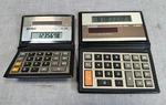 Lot Of 2 Vintage Casio Solar Powered Calculators - Sl-100w + Sl-88 Works!. Fixed Price $12.99.