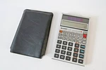 Vintage Sharp El-525 Solar Cell Scientific Calculator Works Great. Fixed Price $129.00.