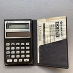 Vtg Retro Sanyo Cx 2570 Pocket Calculator W/case, Manual- Solar Power. Fixed Price $11.00.
