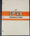 Vintage 1974 Hp-65 Program Forms Folder Hewlett Packard Calculator Manual Retro. Fixed Price $34.95.