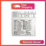 Synerlogic (2pcs) Windows Pc Reference Keyboard Shortcut Sticker Vinyl, Lamina. Fixed Price $10.04.