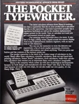1980 Sharp Pocket Sl-7000 Memowriter Print Ad Calculator Keyboard **read Descr**. Fixed Price $16.77.