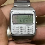 Seiko C153-5007 Stainless Steel Lcd Digital Calculator Watch For Resto. Fixed Price $124.99.