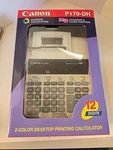 Canon P170-dh Printing Calculator With Original Box. Fixed Price $44.95.