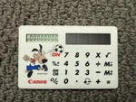 Canon Ls-718 Solar Card Calculator World Cup Usa 94 Vintage Fifa Striker Mascot. Fixed Price $22.00.
