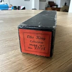 Otis King's Vintage Pocket Calculator V3108 Boxed +decimal & Papers. Fixed Price $33.30.
