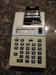 Sanyo Cx-3553 Calculator Olive Green. Fixed Price $39.80.