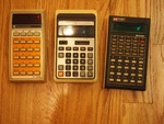 Vintage Casio Al-8 Electronic Calculator Lot Ti-1270 El-500s Sharp. Fixed Price $24.99.