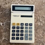 Vintage Canon Ks-81 Electronic Calculator Tested Solar Powered Stand. Fixed Price $24.00.
