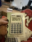 Lot Of New Sharp Elsi Mate El-243s - Electronics 8-digit Calculator. Fixed Price $49.99.