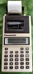Vintage Panasonic Je-610p Portable Electronic Printing Calculator, 4 Paper Rolls. Fixed Price $30.00.
