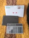 Vintage Citizen X5 Solar Electronic Calculator Credit Card Tested Works Nos. Fixed Price $38.77.
