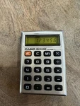 Casio Micro-mini Electronic Calculator With New Battery & Case, Works Perfect. Fixed Price $69.00.