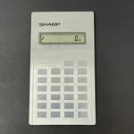 Vintage 1980 Card Size Sharp Elsi Mate El-8152 Electronic Pocket Calculator. Fixed Price $61.42.