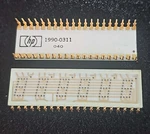 1x Super Rare Vintage White Gold Ceramic Ic Hp 1990-0311 Dot Matrix Display Chip. Fixed Price $164.95.