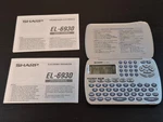 Sharp El-6930b Electronic Organizer Pda Calculator Nos W/ Manuals Untested. Fixed Price $12.99.