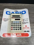 Vintage Casio Hs-8g High Power Solar Cell Calculator In Sealed Package.. Fixed Price $13.99.