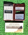 Vtg Casio Mq-11 Card Watch Micro-computer Quartz Calculator Clock Japan Made Euc. Fixed Price $29.95.