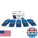 Learning Resources Primary Calculator - Basic Solar And Battery Powered Calculat. Fixed Price $71.30.