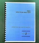 Hp 3580a Operating & Service Manual: Comb Bound Protective Covers. Fixed Price $47.95.