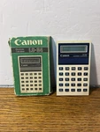 Vintage Canon Lc-34 Electronic Calculator W/ Original Damaged Box Japan Tested. Fixed Price $24.99.