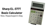 Sharp El-377t 10-digit With Punctuation Twin Power/glass Top Design Calculator. Fixed Price $4.99.