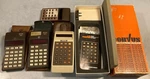 Lot Of 4 Vintage Handheld Calculators; Corvus, Litronix, National Semiconductor. Fixed Price $16.00.
