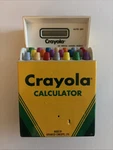 Vintage 1994 Crayola Crayon Box Calculator By Advanced Concepts (new Battery). Fixed Price $40.00.