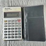 Vintage Sharp Scientific El-509a Pocket Calculator Works With Black Case. Fixed Price $20.00.