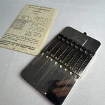 Vintage 1940s Tasco Pocket Arithmometer W/ Original Instructions Booklet, Works!. Fixed Price $11.89.