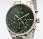 Hugo Boss 44mm Green Dial Men's Watch Champion Hb1513878. Fixed Price $129.50.