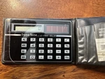 Vintage 1980 S Dyna-tone Solar Powered Pocket Calculator In Original Vinyl Case.. Fixed Price $9.99.