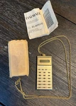 Vtg Sharp Elsi-mate 2.75" Mini Pocket Calculator El-8062e W/ Chain & Case Works. Fixed Price $34.99.