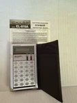 Sharp El-819a Electronic Calculator With Chime. Fixed Price $19.46.