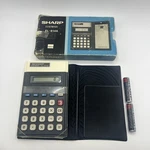 Sharp Elsi Mate Electronic Calculator El-8146 W/case & Box/original Batteries. Fixed Price $27.99.