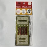 Vintage Magic Brain Pocket Calculator W/stylus, Made In Hong Kong. Fixed Price $24.99.