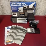Sharp Pc-1250 Pocket Computer + Ce-125 Printer. Microcassette Interface Complete. Fixed Price $599.99.