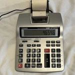 Casio Hr-150tm Desktop Printing Calculator, Large Lcd, Tax Calculation. Fixed Price $16.45.