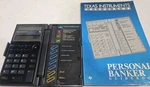 Vintage 1987 Texas Instrument Calculator Personal Banker With Manual. Fixed Price $22.00.