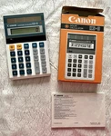 1984 Canon Ks-8 Solar Calculator Japan Original Box Manual - Working Video Clip. Fixed Price $21.00.