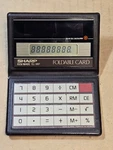 Sharp El-867 Foldable Solar Vintage Calculator (subaru Promo Item) Working Well. Fixed Price $14.00.