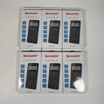 Lot Of 6 Sharp El-w535xg-bl Writeview Scientific Calculators New Sealed Nib. Fixed Price $65.45.
