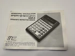 Vintage 1974 Sperry Remington Ssr-8 Scientific Calculator Owner's Manual. Fixed Price $9.60.
