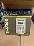 Vintage 1984 Texas Instruments Ti-1706 Ii Calculator Solar Powered Nos On Card. Fixed Price $27.50.